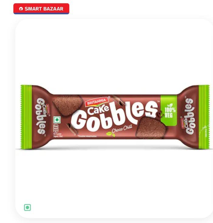 BRITANNIA GOBBLES CHOCO CHILL CAKE