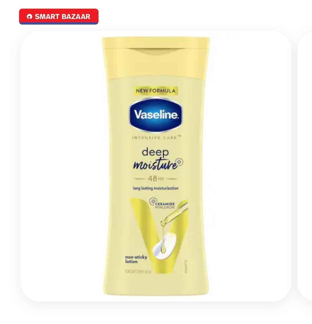 VASELINE DEEP MOISTURIZER BODY LOTION
